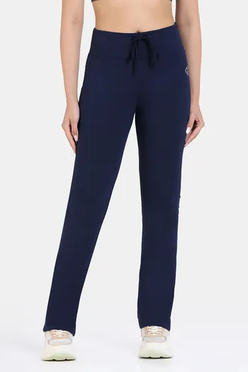 Buy Zelocity Easy Movement Cotton Relaxed Pants - Pageant Blue